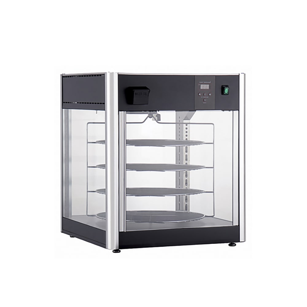 Winco EDM-1K 23 5/8" Rotating Heated Pizza Merchandiser w/ 4 Levels, 120v