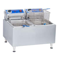 Winco EFT-32 Countertop Electric Fryer - (2) 16 lb Vats, 120v thumbnail 24