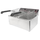 Winco EFT-32 Countertop Electric Fryer - (2) 16 lb Vats, 120v thumbnail 6