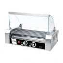 Winco EHDG-5SG Sneeze Guard for EHDG-5R Hot Dog Grill - 19 7/8"W x 9 1/4"D x 8 3/16"H, Glass thumbnail 2