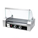 Winco EHDG-7SG Sneeze Guard for EHDG-7R Hot Dog Grill - 19 7/8"W x 11 5/8"D x 9 1/8"H, Glass thumbnail 2