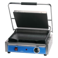 Winco ESG-1 Single Commercial Panini Press w/ Cast Iron Smooth Plates, 120v thumbnail 3