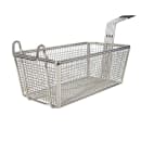 Winco FB-05 Fryer Basket w/ Coated Handle & Front Hook, 11" x 5 3/8" x 4 1/4" thumbnail 2
