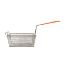Winco FB-10 Fryer Basket w/ Coated Handle & Front Hook, 12 1/4" x 6 1/2" x 5 1/4" thumbnail 2