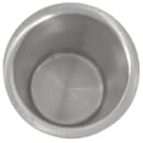 Winco FC-SL 4" Round Solid Flatware Cylinder, Stainless Steel thumbnail 2