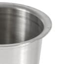 Winco FC-SL 4" Round Solid Flatware Cylinder, Stainless Steel thumbnail 5