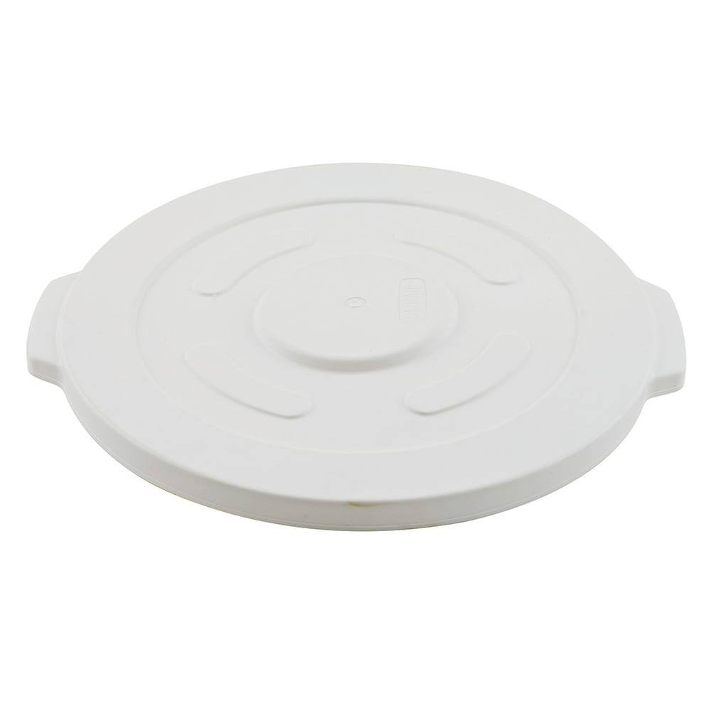 Winco FCW-20L Lid for 20 gal Trash Container - Plastic, White