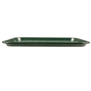 Winco FFT-1014G Plastic Fast Food Tray - 14"L x 10"W, Green thumbnail 2