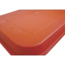 Winco FFT-1014U Plastic Fast Food Tray - 14"L x 10"W, Burgundy thumbnail 2