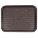 Winco FFT-1216B Plastic Fast Food Tray - 16"L x 12"W, Brown thumbnail 2