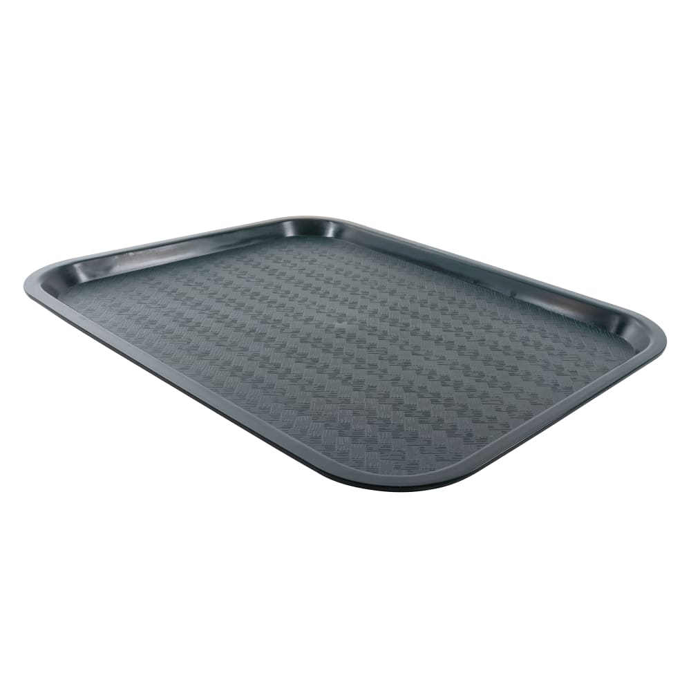 Winco FFT-1216G Plastic Fast Food Tray - 16"L x 12"W, Green