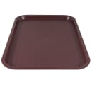 Winco FFT-1216U Plastic Fast Food Tray - 16"L x 12"W, Burgundy thumbnail 5