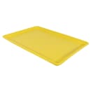 Winco FFT-1826YL Plastic Fast Food Tray - 26"L x 18"W, Yellow thumbnail 2