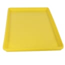 Winco FFT-1826YL Plastic Fast Food Tray - 26"L x 18"W, Yellow thumbnail 3
