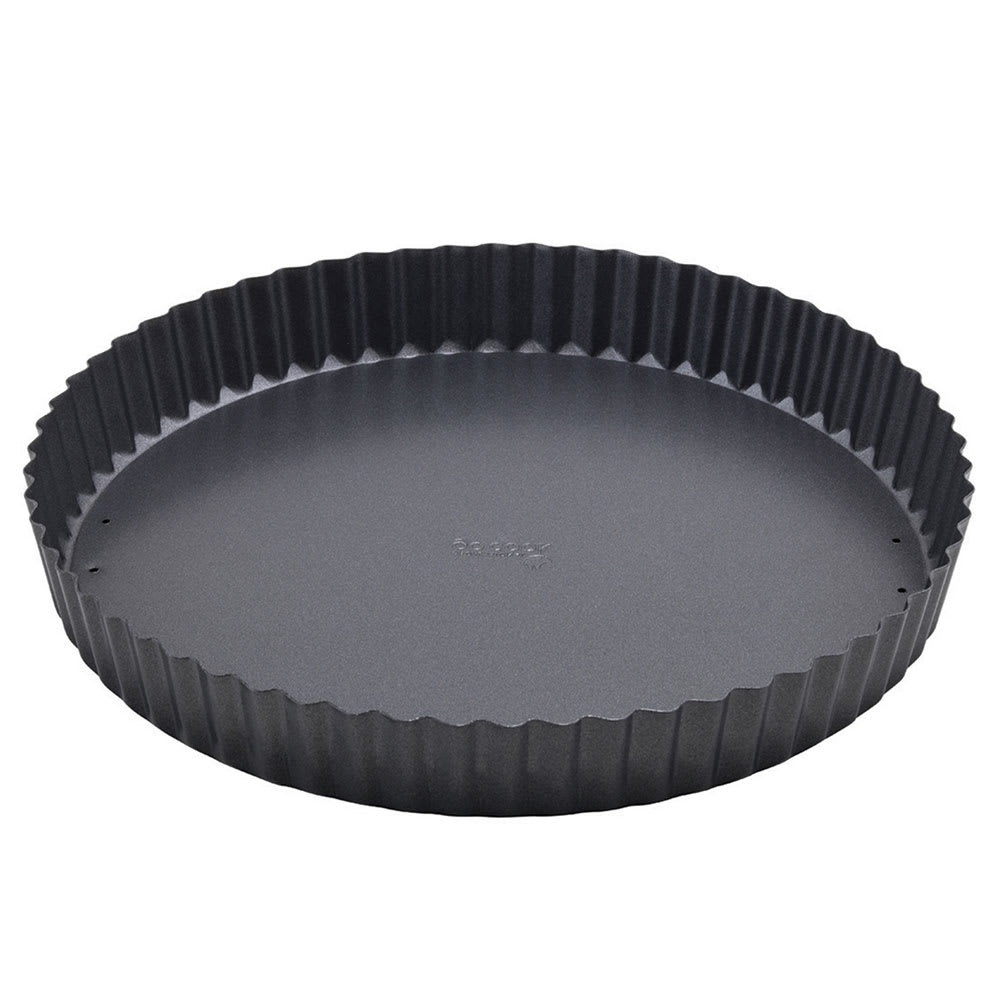 Winco FQP-10 10" Quiche Pan - Non-Stick, Carbon Steel