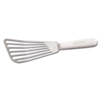 Winco FST-6 6 1/2" Slotted Fish Spatula w/ Wood Handle thumbnail 3