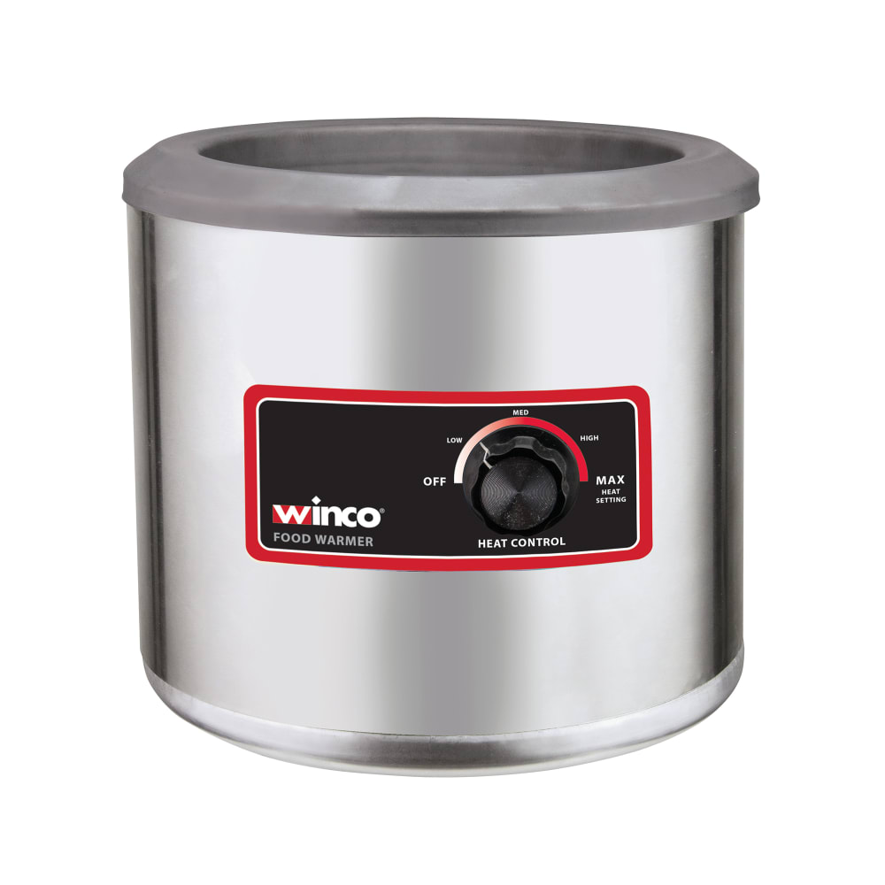 Winco FW-7R250 Countertop Food Warmer - Wet w/ (1) 7 qt Pan Well, 120v