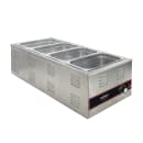 Winco FW-L600 Countertop Food Warmer - Wet w/ (4) 1/3 Pan Wells, 120v thumbnail 2