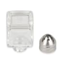 Winco G-100 1/2 oz Salt/Pepper Shaker - Glass, 2"H thumbnail 3