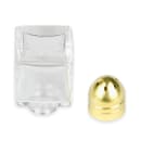 Winco G-101 1/2 oz Salt/Pepper Shaker - Glass, 2"H thumbnail 3