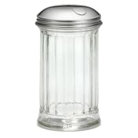 Winco G-102 12 oz Glass Sugar Pourer w/ Flap Top thumbnail 6