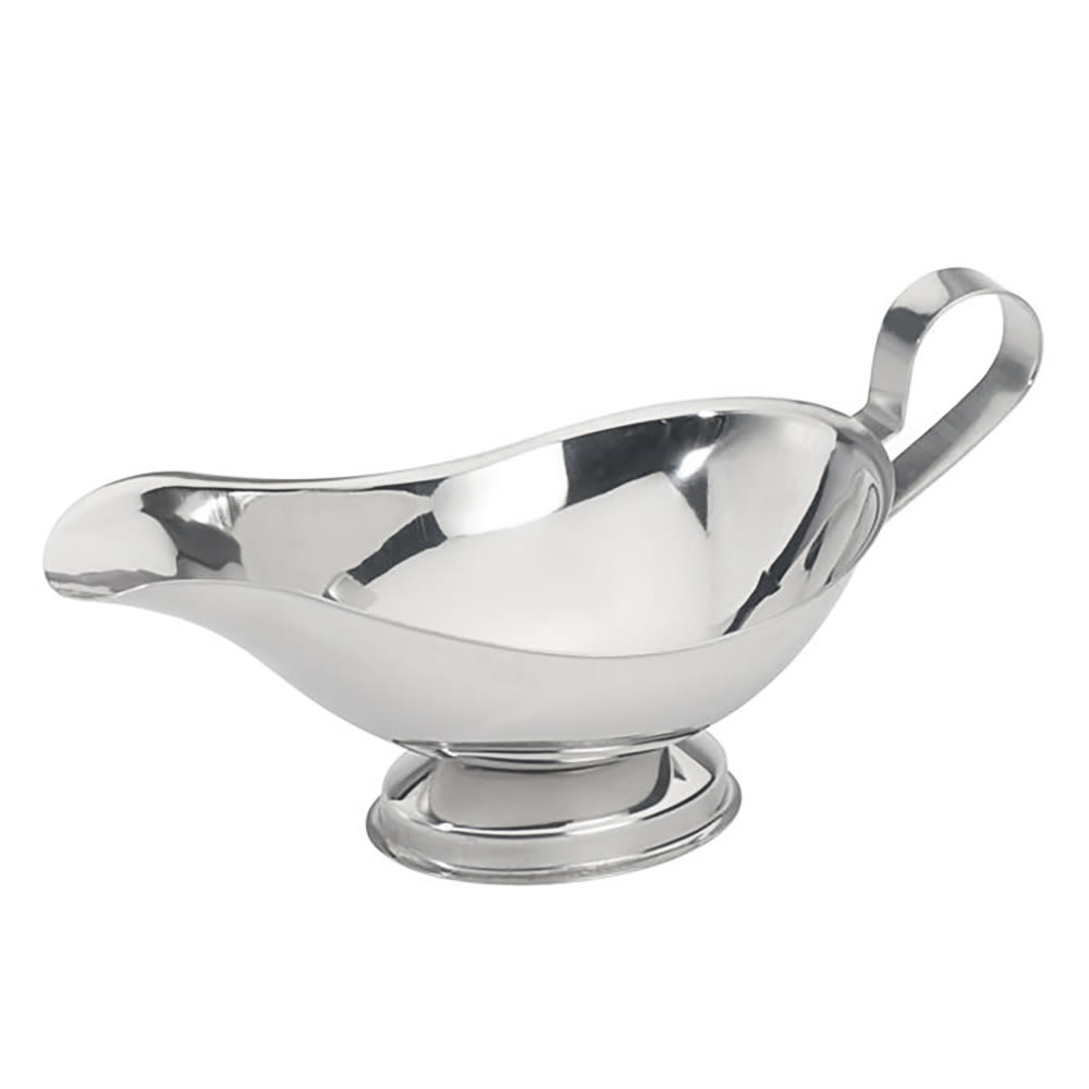 Winco GBS-8 8 oz Gravy Boat, Stainless