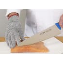 Winco GCRA-M Medium Cut Resistant Glove - Blended Material, Gray w/ Green Wrist Band thumbnail 3