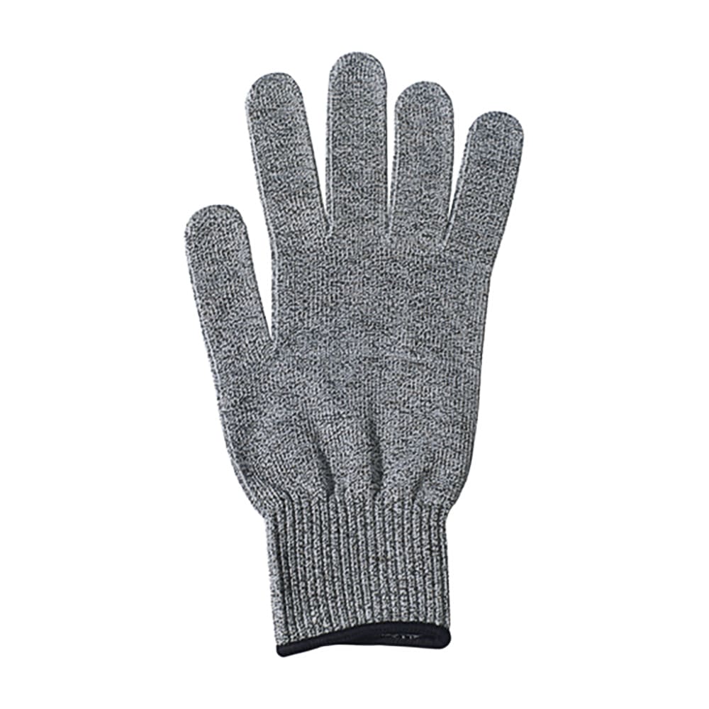 Winco GCRA-XL Extra Large Cut Resistant Glove - Blended Material, Gray w/ Black Wrist Band