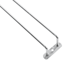 Winco GHC-16 16" Glass Hanger, Chrome Plated thumbnail 6