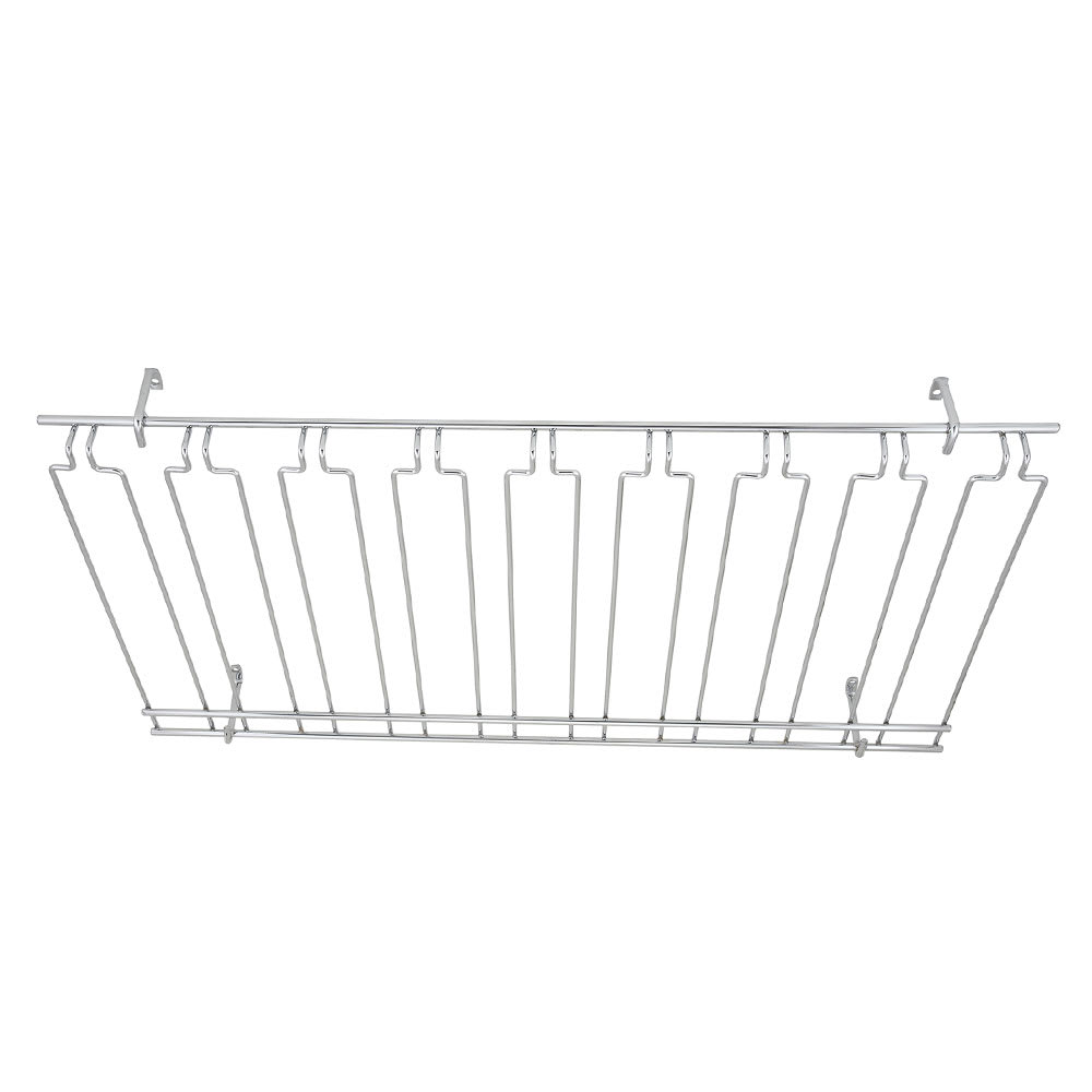 Winco GHC-1836 Overhead Glass Rack, 18" X 36" X 4 in, Chrome Plated