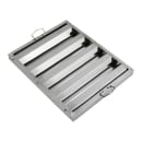 Winco HFS-2016 Hood Baffle Filter - 20" x 16", Stainless thumbnail 2