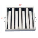 Winco HFS-2520 Hood Baffle Filter - 25" x 20", Stainless Steel thumbnail 2