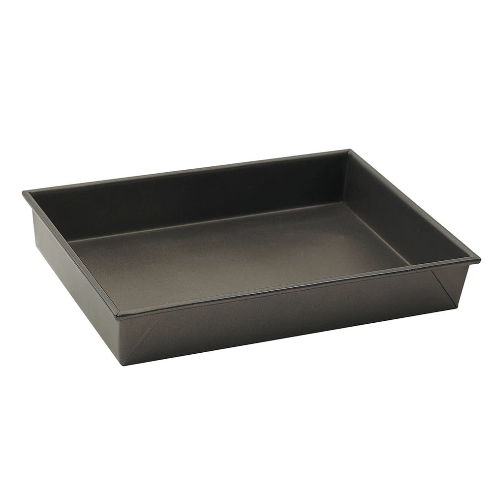 Winco HRCP-1309 Rectangular Cake Pan - 13" x 9" x 2 1/4", Aluminized Steel