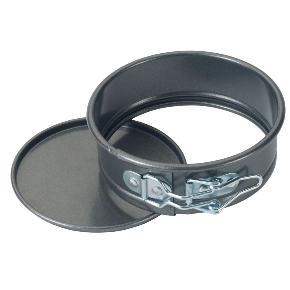 Winco HSP-042 4" Round Springform Pan - 1 1/2" Deep, Aluminized Steel