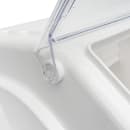 Winco IB-10S Shelf Ingredient Bin - 10 Gallon Capacity, Clear Lid/White Base thumbnail 11