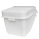Winco IB-10S Shelf Ingredient Bin - 10 Gallon Capacity, Clear Lid/White Base thumbnail 5