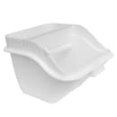 Winco IB-10S Shelf Ingredient Bin - 10 Gallon Capacity, Clear Lid/White Base thumbnail 6