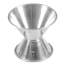Winco J-1 Double Jigger - 1/2 & 1 oz, Stainless thumbnail 3