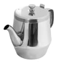 Winco JB2932 32 oz Teapot w/ Gooseneck - Stainless Steel, Mirror Finish thumbnail 4