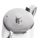 Winco JB2932 32 oz Teapot w/ Gooseneck - Stainless Steel, Mirror Finish thumbnail 8