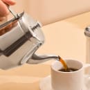 Winco JB2932 32 oz Teapot w/ Gooseneck - Stainless Steel, Mirror Finish thumbnail 9