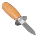 Winco KCL-1 Oyster Clam Knife w/ 2 3/4" Blade & Wooden Handle thumbnail 3