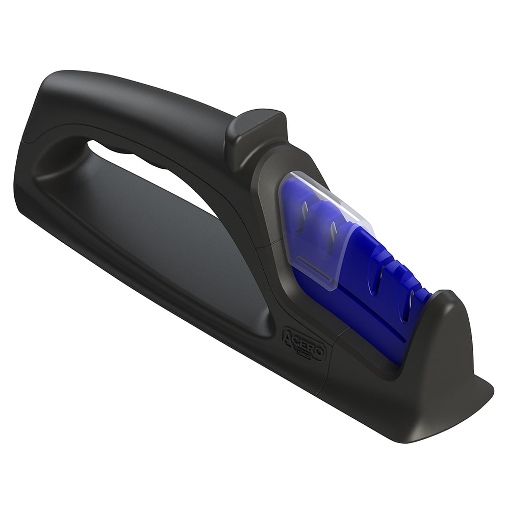 Winco KSP-4 4 Stage Manual Knife Sharpener w/ Coarse & Fine Blades