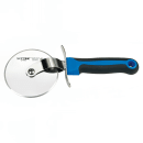Winco KSTK-40 4" Pizza Cutter w/ Black/Blue Plastic Handle, Stainless Steel thumbnail 2