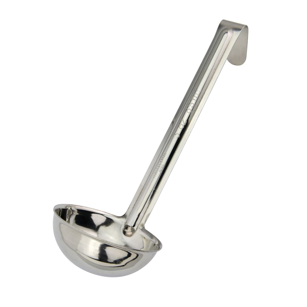 Winco LDI-30SH 3 oz LDI Series Ladle - Stainless Steel