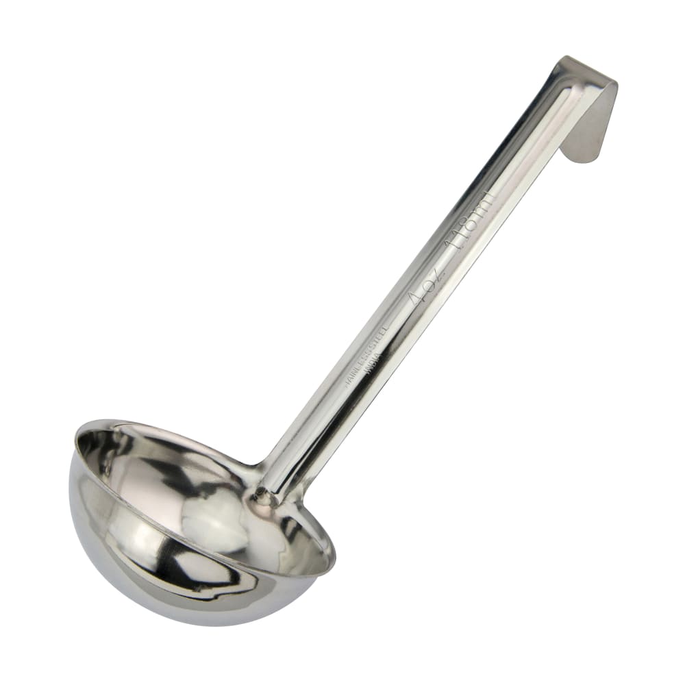 Winco LDI-40SH 4 oz LDI Series Ladle - Stainless Steel
