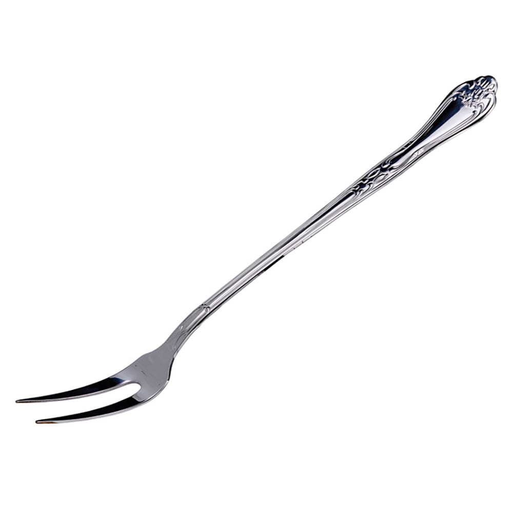 Winco LE-20 13" Serving Fork - Stainless Steel, Elegance Pattern