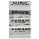 Winco MDL-18 Mandoline Slicer Set w/ (4) Slice Settings, Stainless Steel thumbnail 2