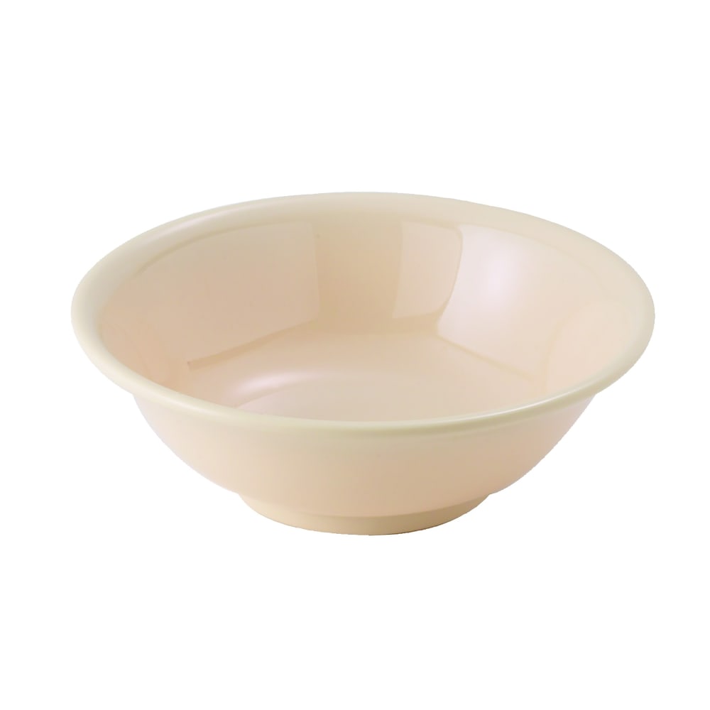Winco MMB-22 22 oz Round Melamine Bowl - Tan