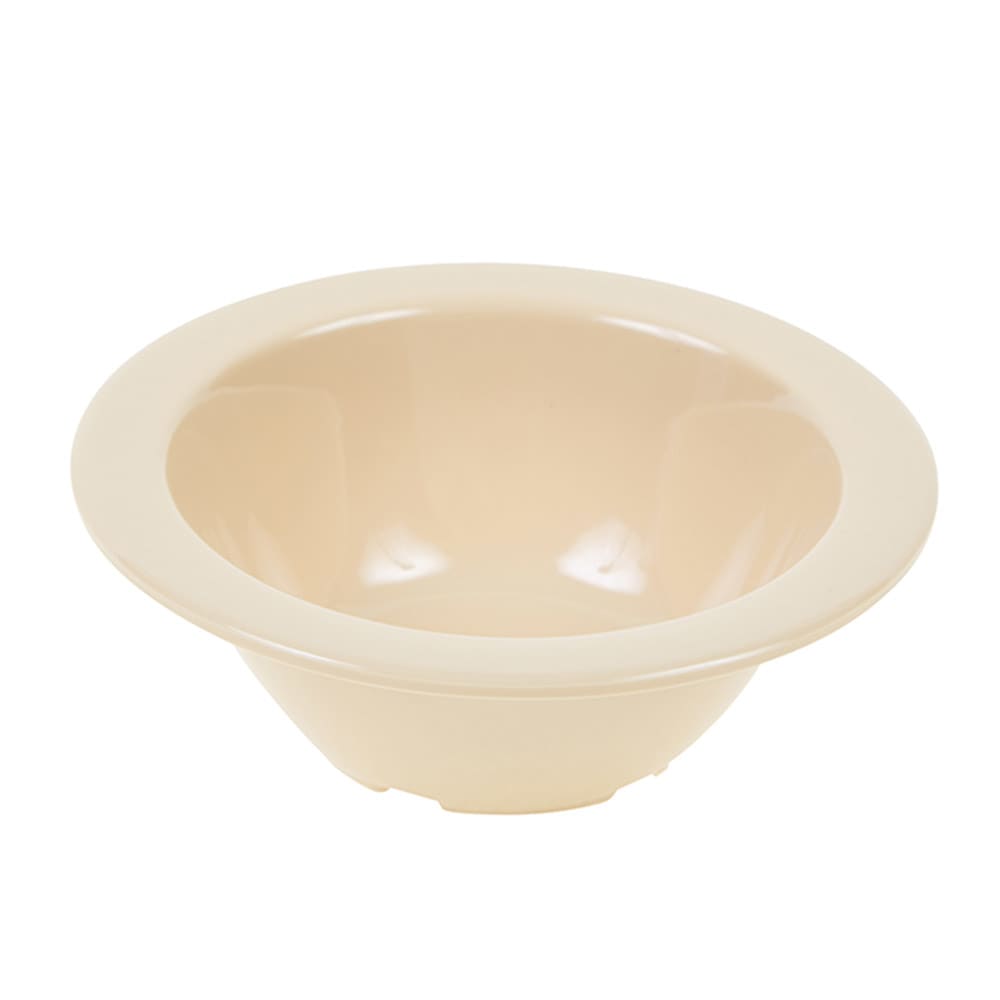 Winco MMB-5 5 oz Round Melamine Fruit Bowl, Tan